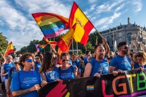 Gay pride day celebration