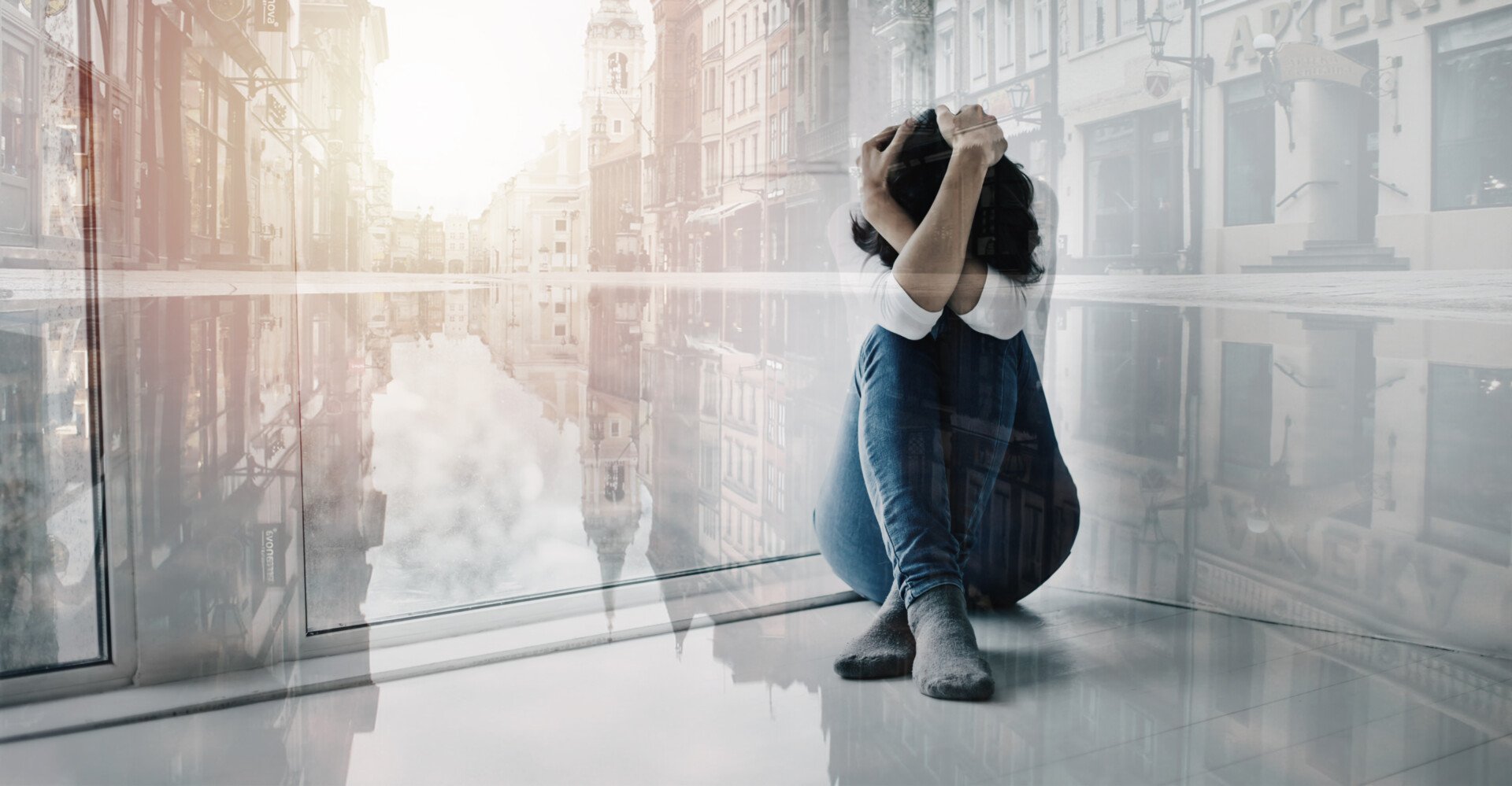 What Is Hypervigilance? A Core Symptom Of PTSD 1 distressed woman