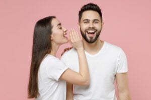 girl chatting to guy