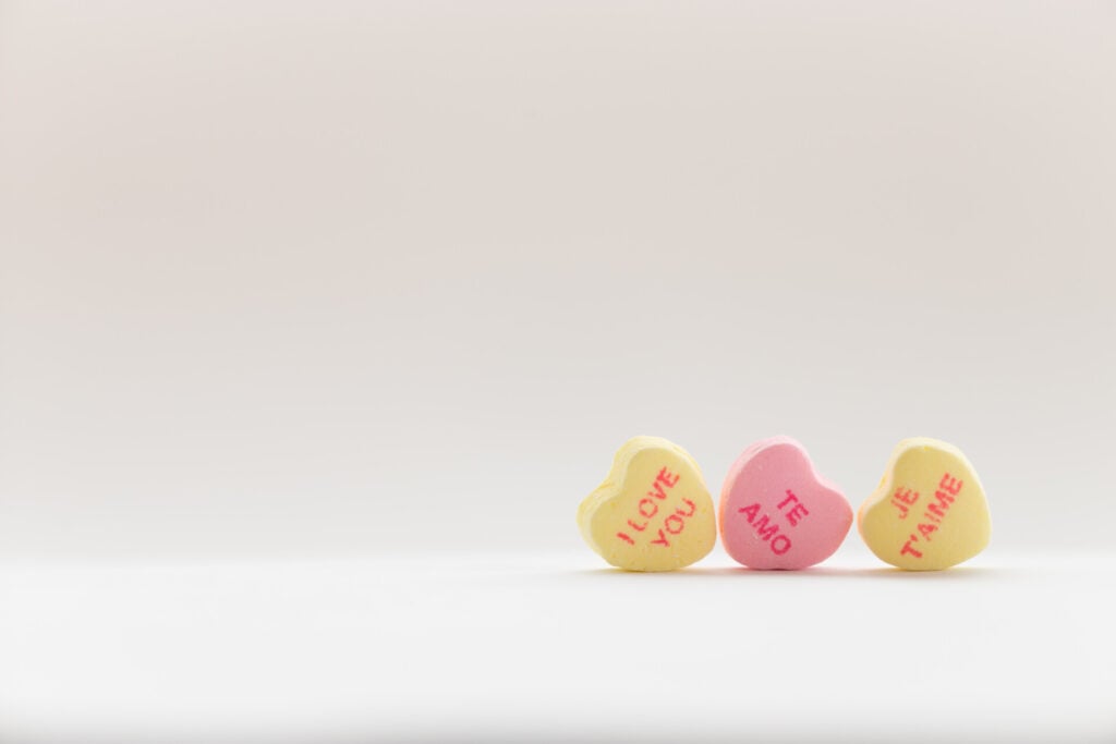 What Is The Most Common Love Language? 1 love hearts different language