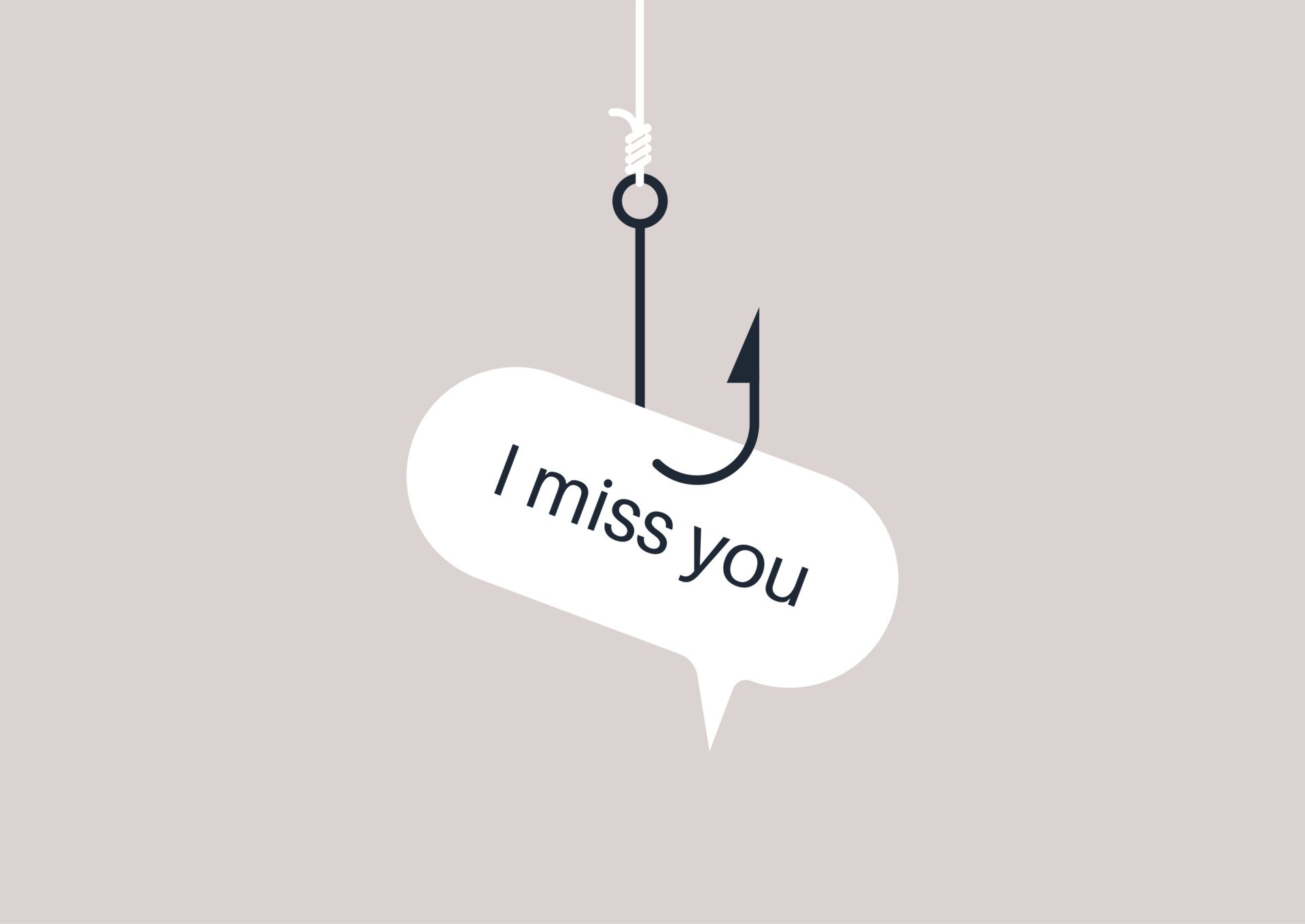 narcissistic-baiting I miss you messaged used as a bait, manipulations in relationships, control and dependence
