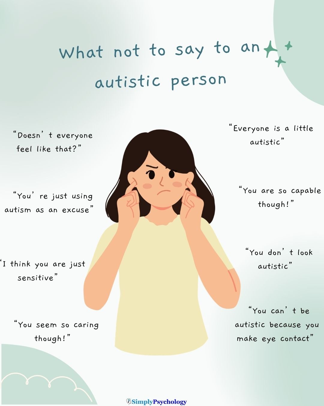 what not to say autism